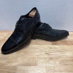 To Boot New York Black Leather Oxfords